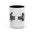 Make Noise Coffee Mug — Bold Black Accent Ceramic Mug (11/15 oz)