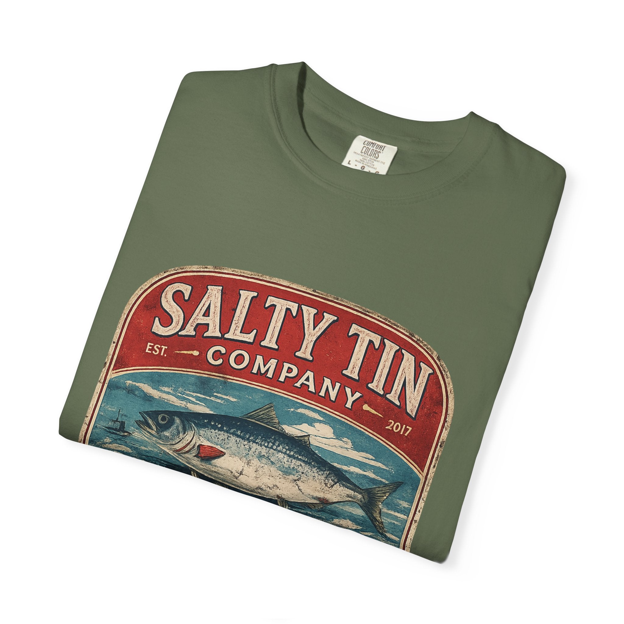 Vintage 'Salty Tin Company' Sardines T-Shirt - Creations by Chris and Carlos