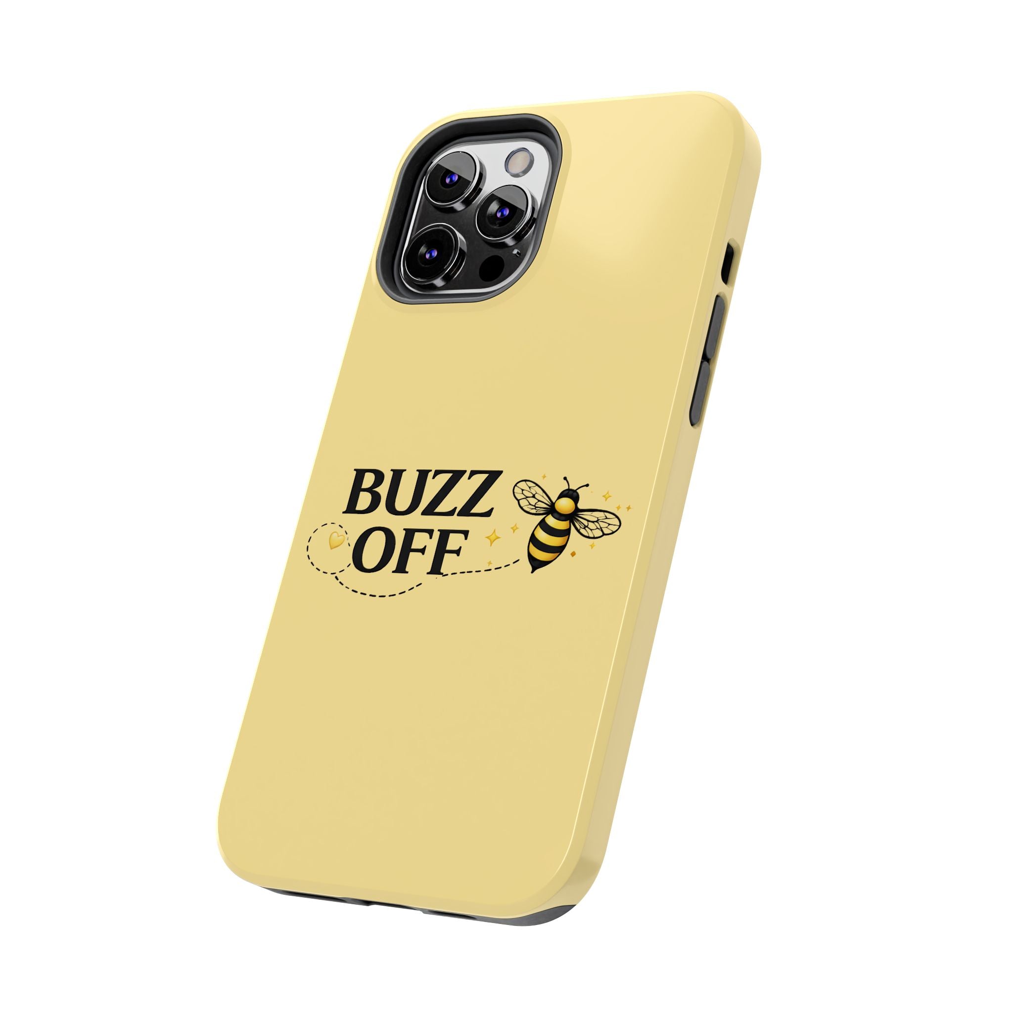 Buzz Off Bee Happy Always Phone Case - Creations by Chris and Carlos