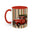 Old Soul Christmas Market™🌲Christmas Red Truck Coffee Mug — Vintage Holiday Tree Farm Design