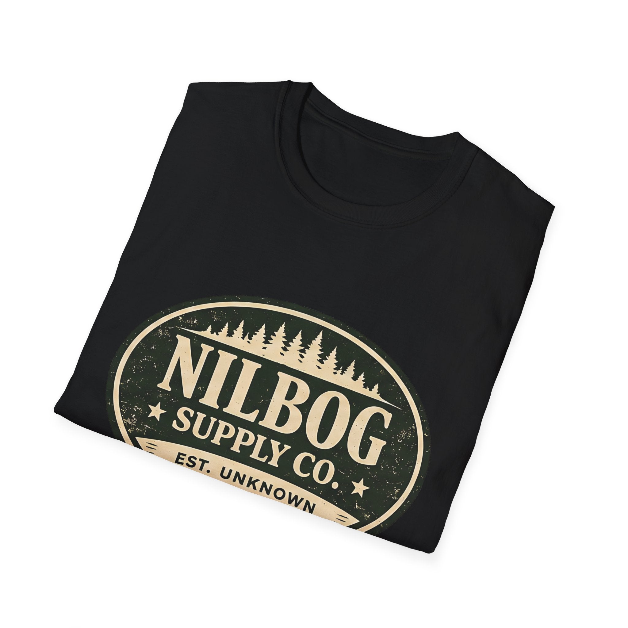 Nilbog Supply Co. T-Shirt — Vintage Horror Cabin Graphic Tee - Creations by Chris and Carlos
