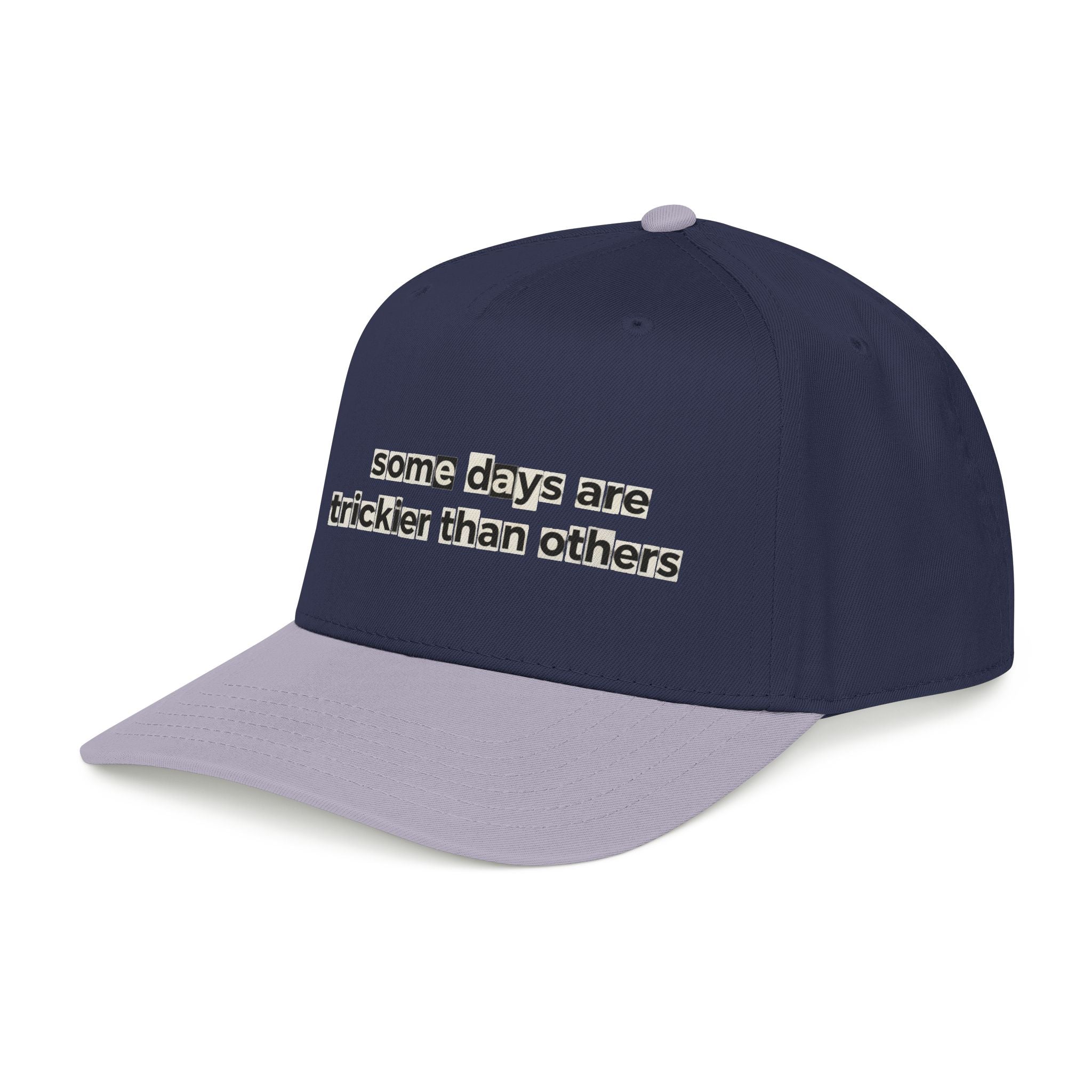 Baseball Cap — "Some Days Are Trickier Than Others" Patch - Creations by Chris and Carlos