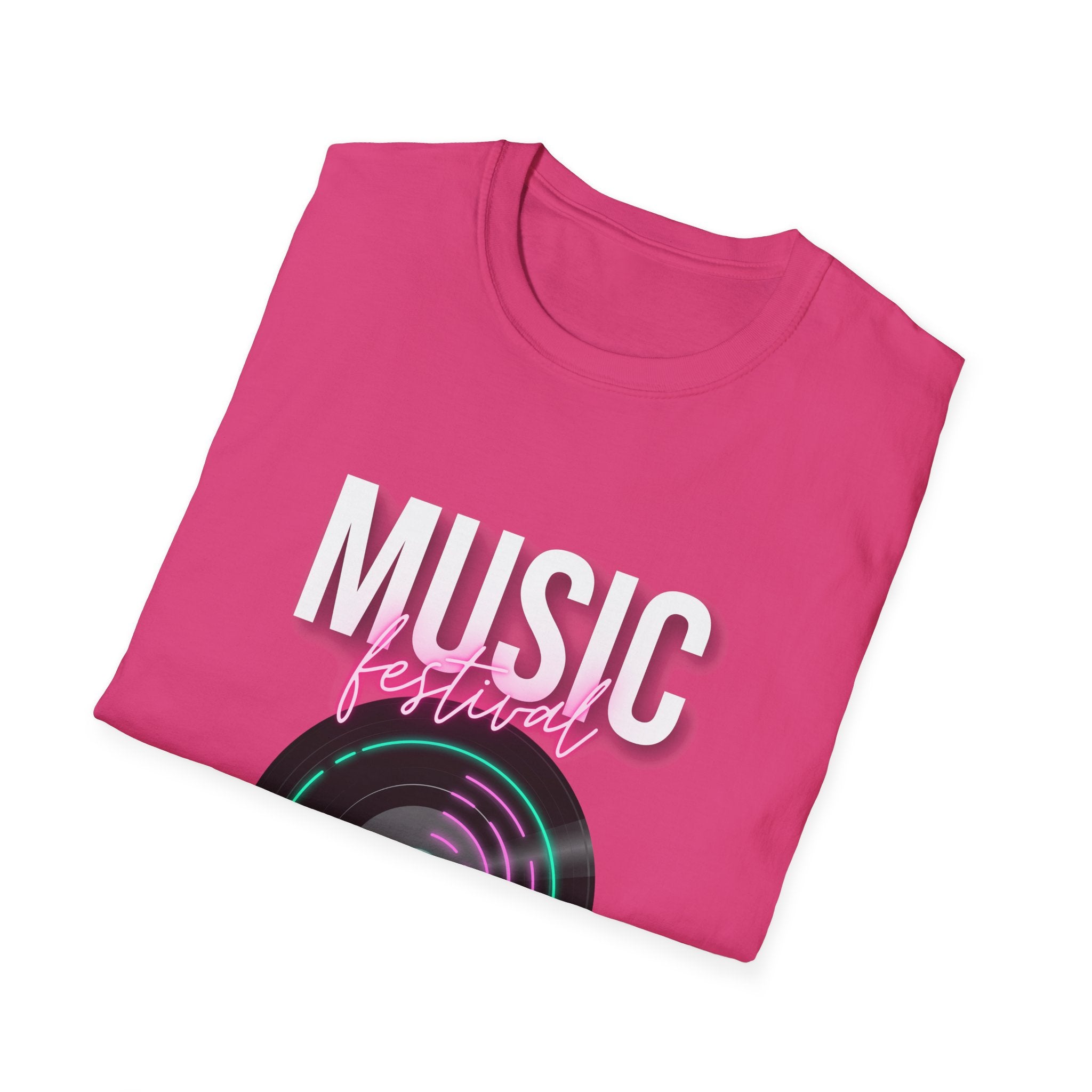Music Festival T-Shirt — Retro Vinyl Design - Creations by Chris and Carlos