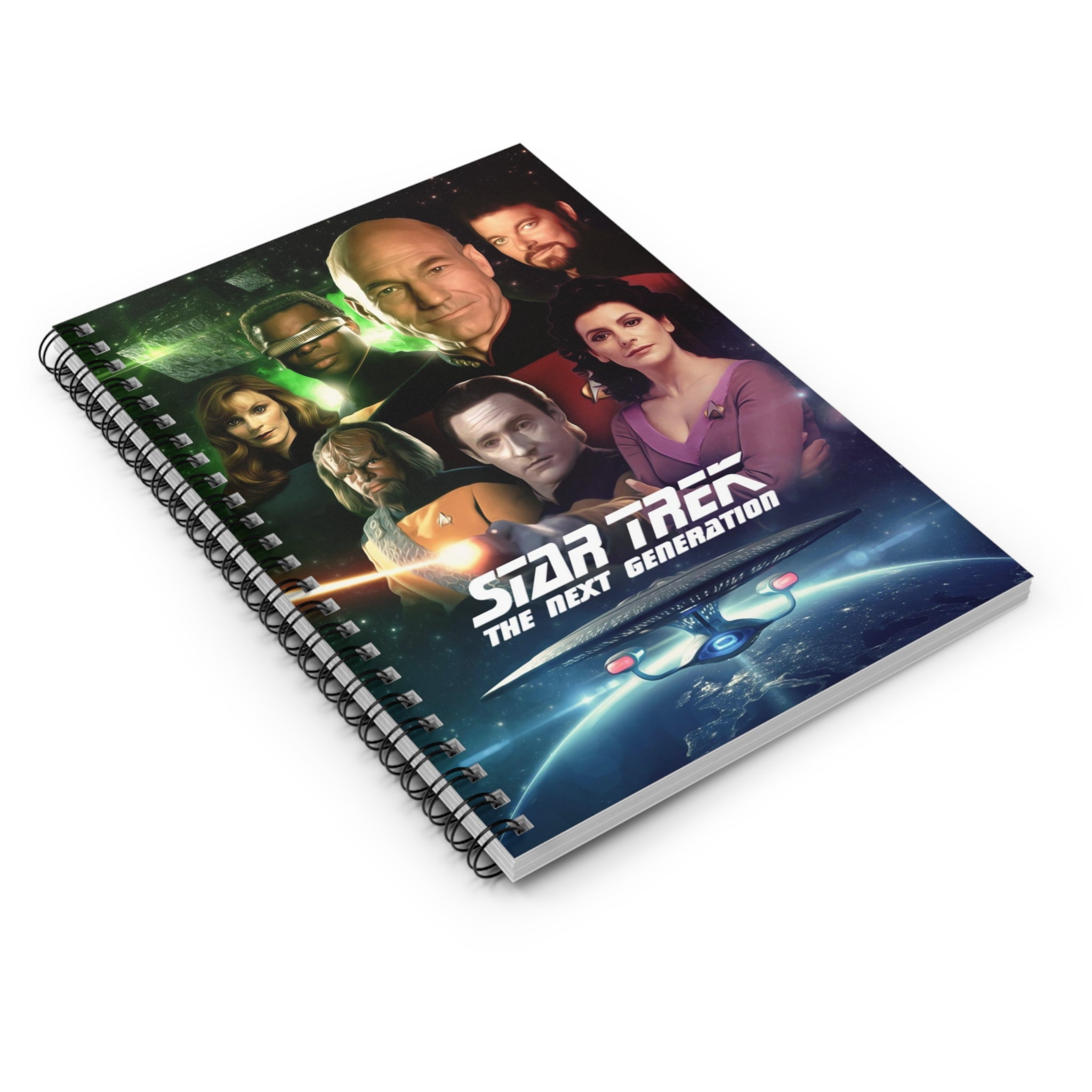 Star Trek The Next Generation- Spiral Notebook - Ruled Line - Creations by Chris and Carlos