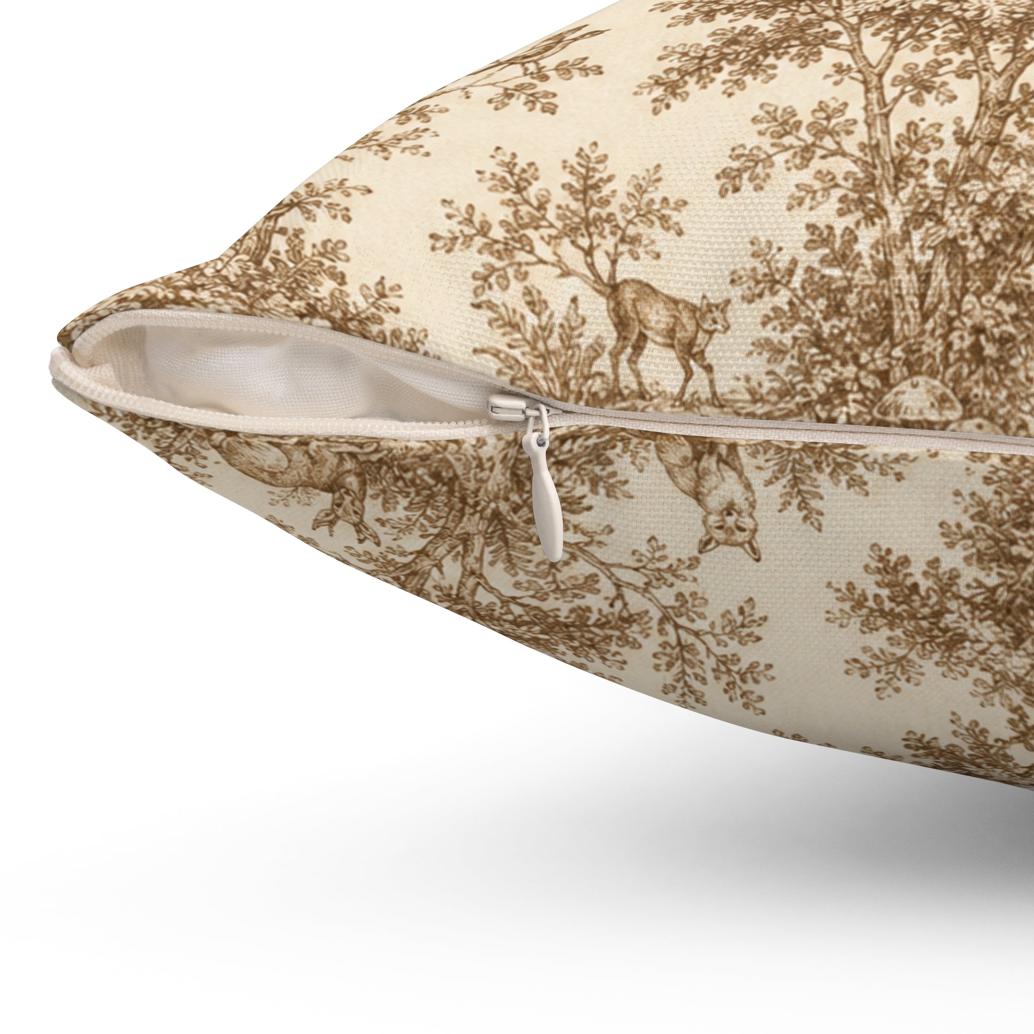 Old Soul Harvest™ Woodland Toile Throw Pillow - Throw Pillow from Old Soul Harvest Woodland Trail