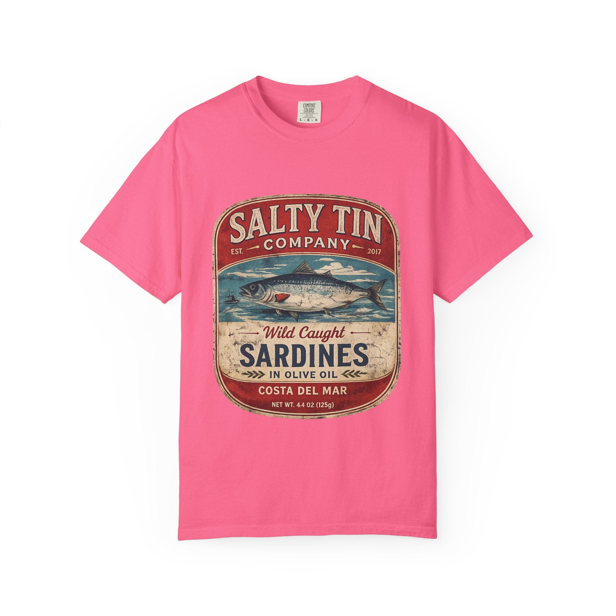 Vintage 'Salty Tin Company' Sardines T-Shirt - Creations by Chris and Carlos