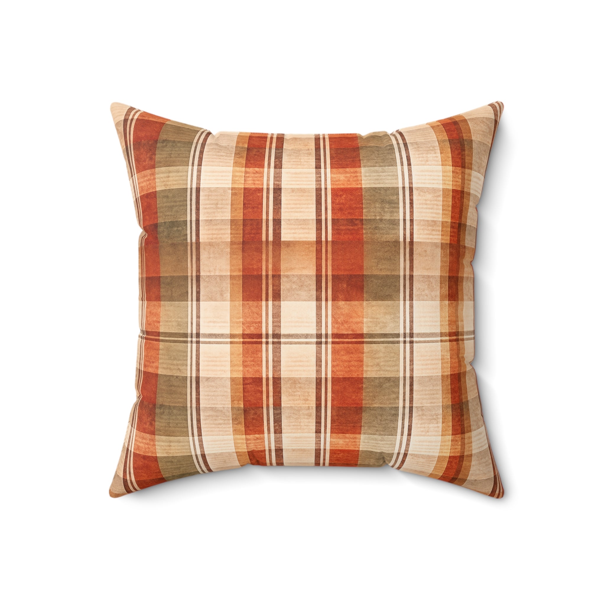 Old Soul Harvest™ Heirloom Plaid Throw Pillow - Throw Pillow from Old Soul Harvest Campfire Circle