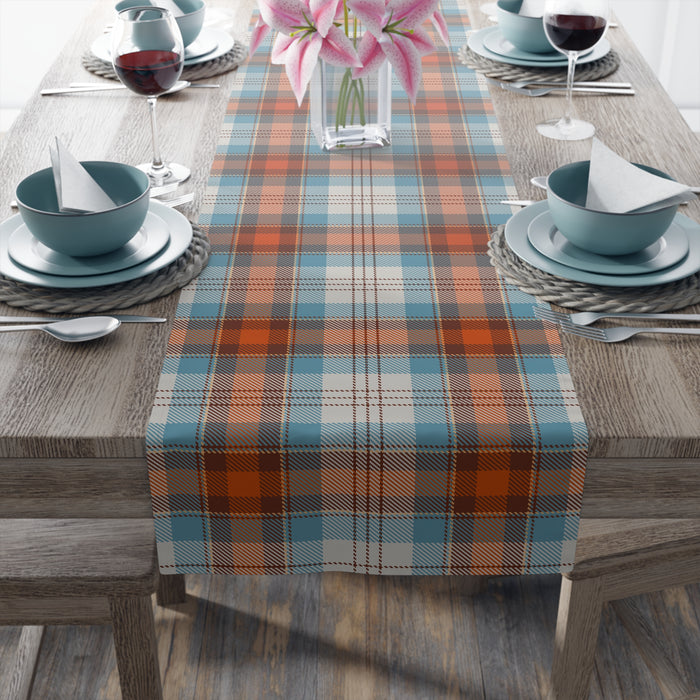 Hearth & Heritage Rustic Plaid Table Runner for Cozy Gatherings