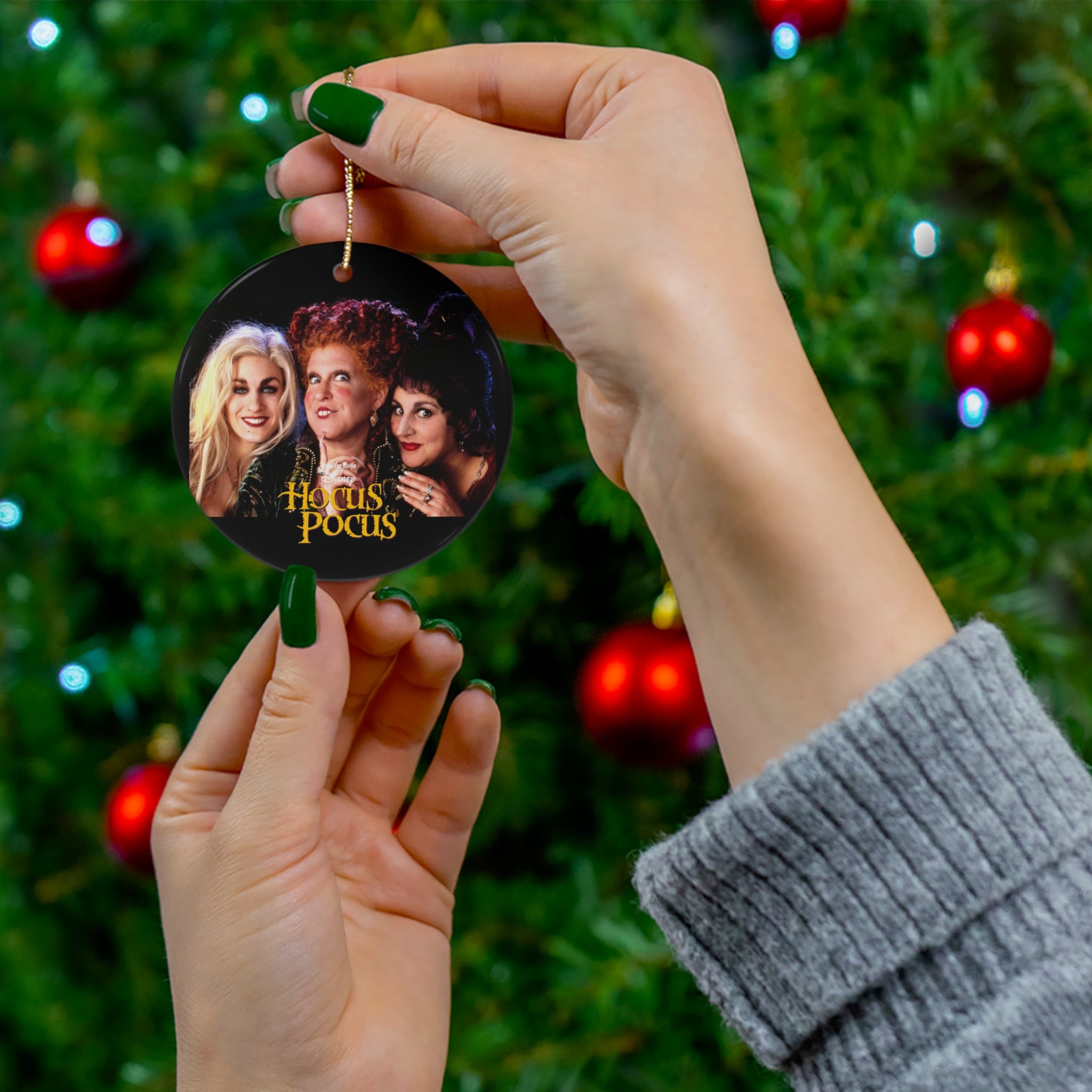 Hocus Pocus- Ceramic Ornament, 4 Shapes - Creations by Chris and Carlos