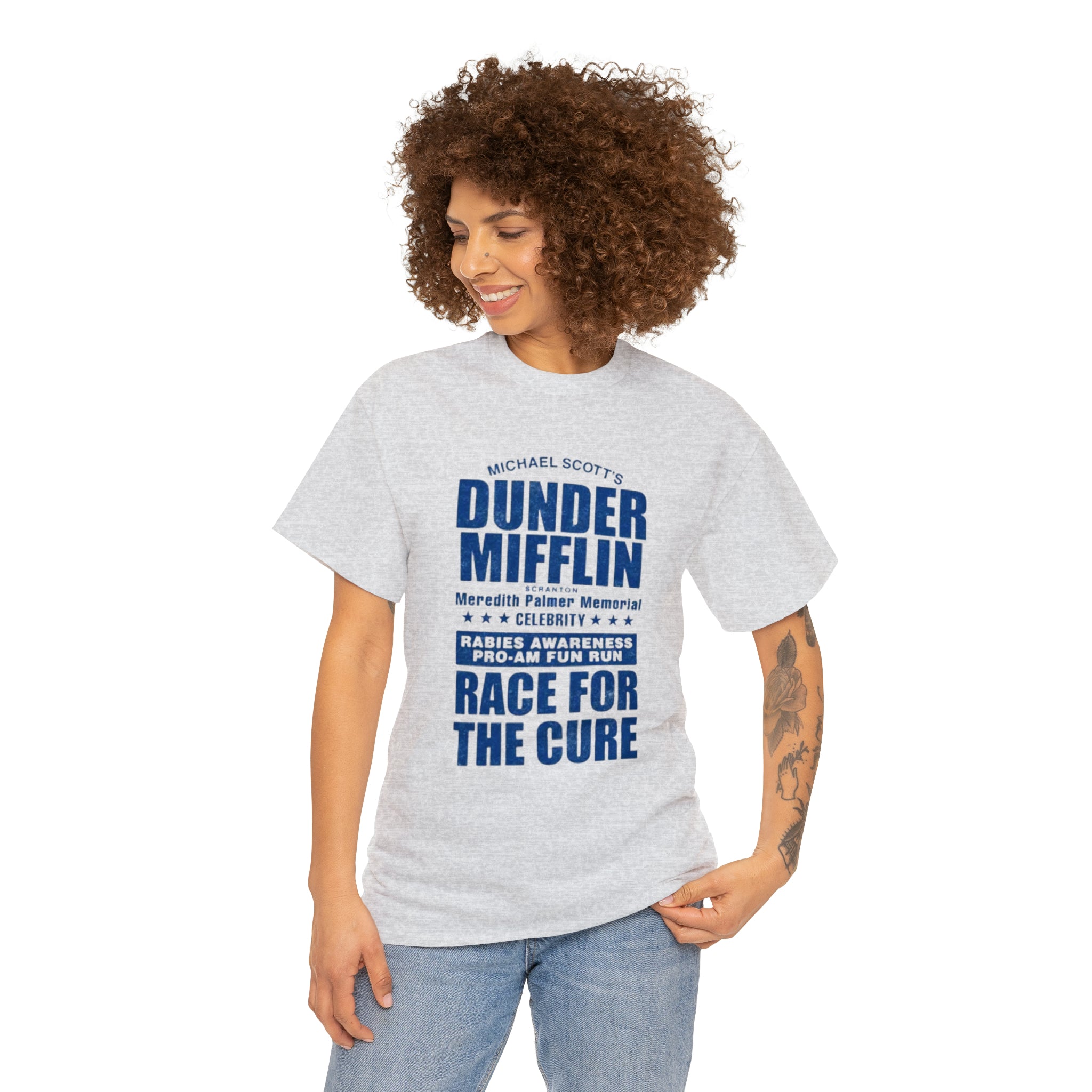 Race for the Cure- Unisex Heavy Cotton T-Shirt - Creations by Chris and Carlos