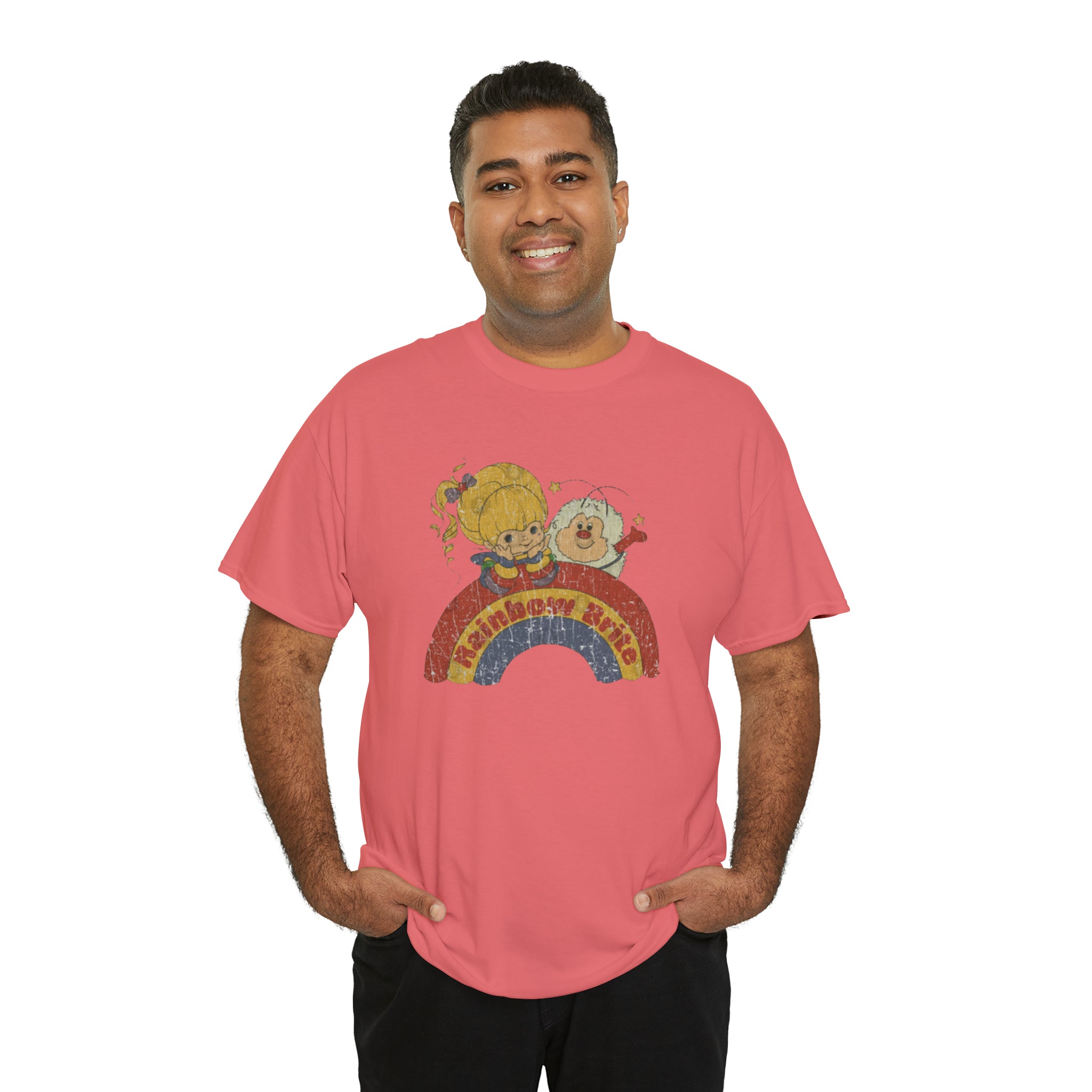 Rainbow Bright- Unisex Heavy Cotton T-Shirt - Creations by Chris and Carlos