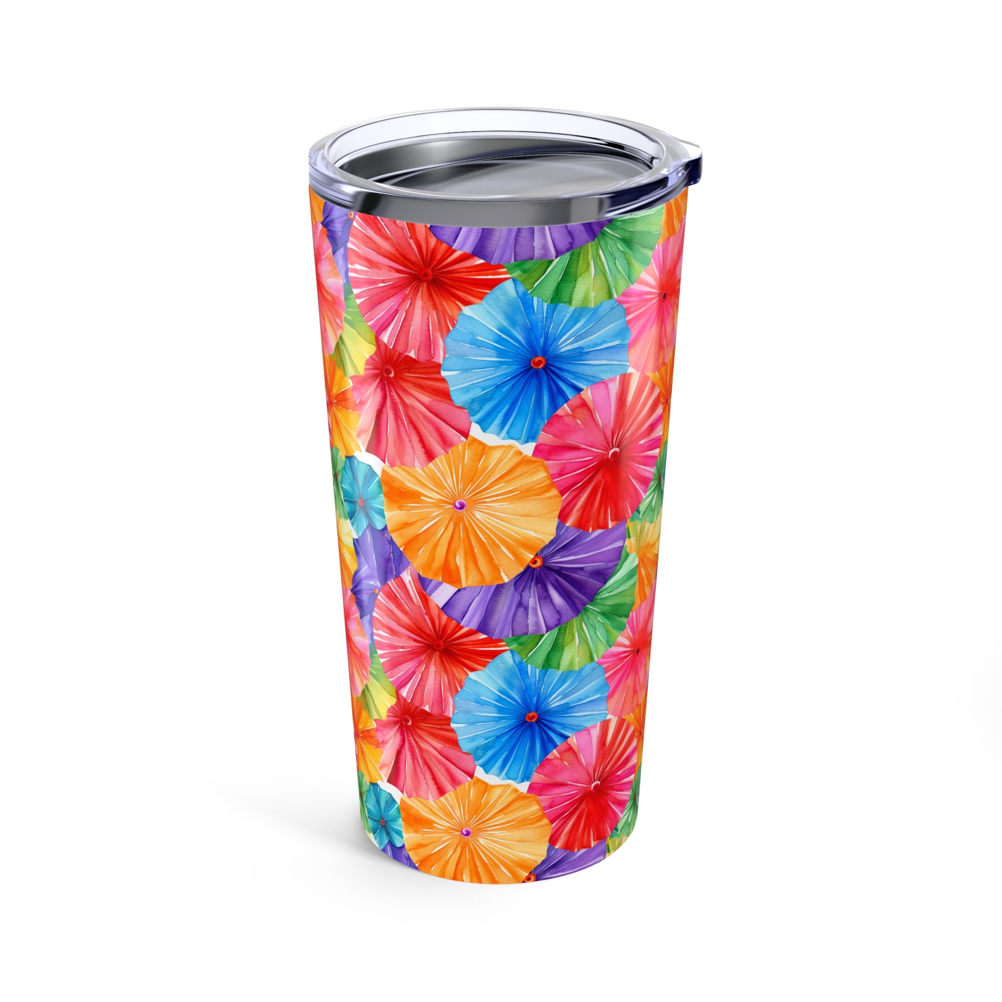 Sol y Alegría (Sun and Joy) Collection- Cactus Succulent Pattern Microfiber Blanket Soft Velveteen Throw for Home & Garden Lovers20oz Floral Umbrella Pattern Tumbler — Bright Tropical Reusable Travel Cup - Creations by Chris and Carlos