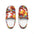 Flaming Taco Women's Indoor Slippers – Colorful Spicy Food Pattern