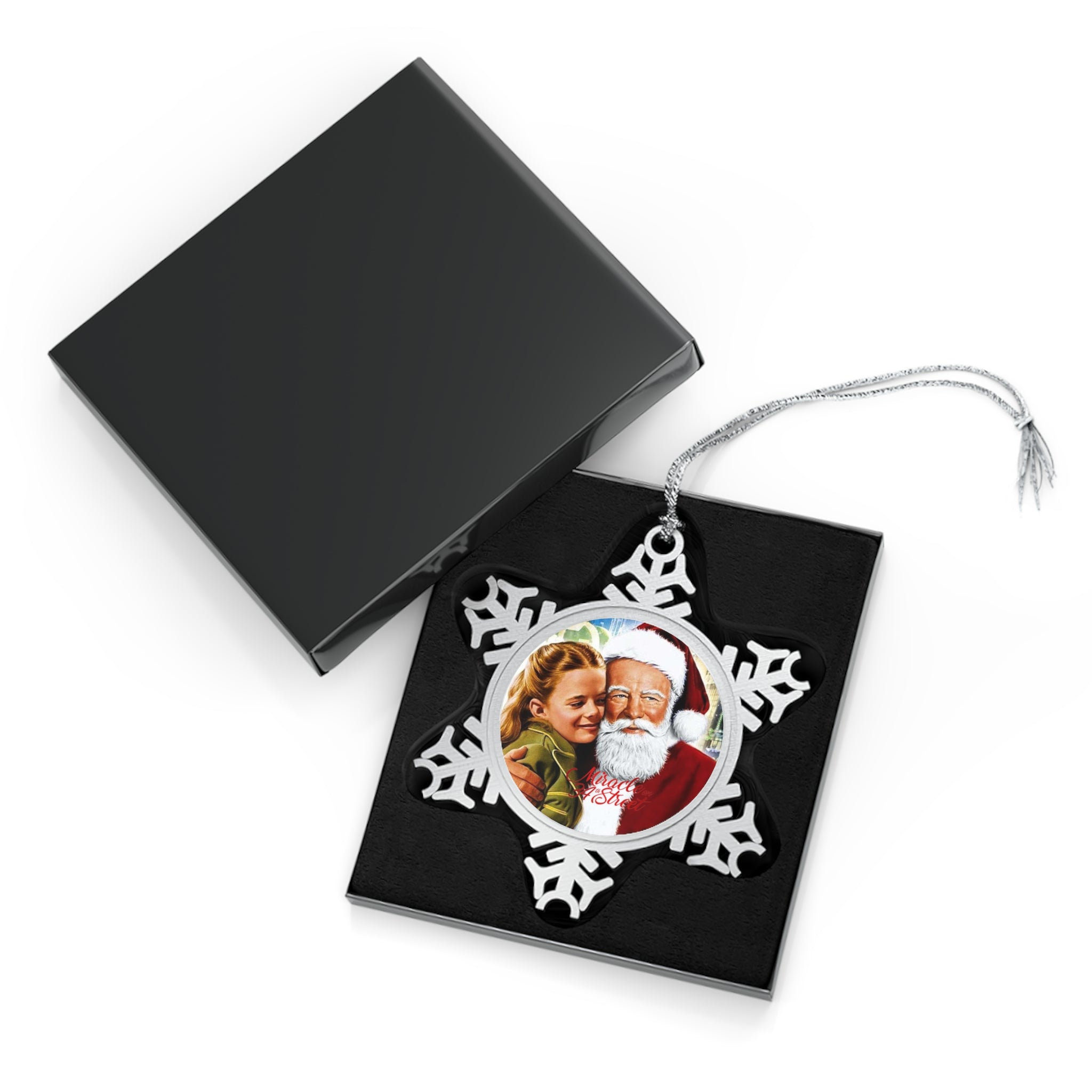Miracle on 34th St.- Pewter Snowflake Ornament - Creations by Chris and Carlos