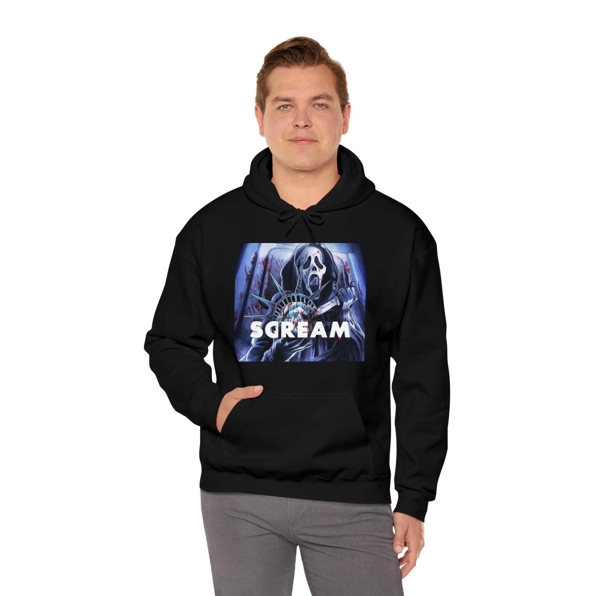 Scream- Unisex Heavy Blend™ Hooded Sweatshirt - Creations by Chris and Carlos