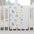 Little Elephants White- Soft Fleece Baby Blanket by CuddleLux Bliss