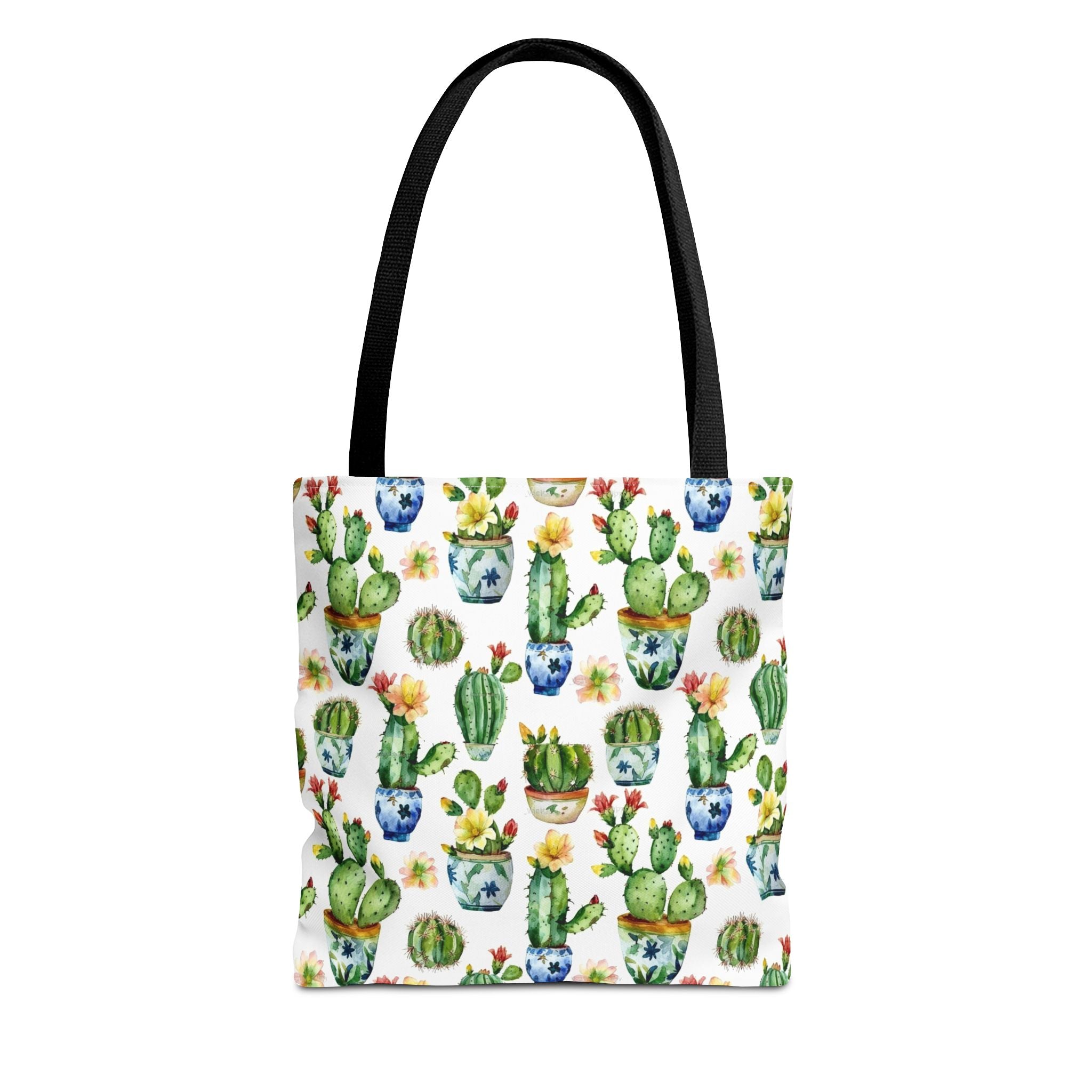 Sol y Alegría (Sun and Joy) Collection- Cactus Succulent Pattern Microfiber Blanket Soft Velveteen Throw for Home & Garden Lovers Cactus Watercolor Tote Bag – Floral Potted Succulent Pattern All-Over Print - Creations by Chris and Carlos