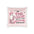 Pink Ghost Social Club Velvet Pillow — Cute Kawaii Halloween Throw Cushion