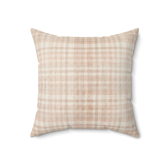 Old Soul Harvest™ Heirloom Plaid Throw Pillow - Throw Pillow from Old Soul Harvest Campfire Circle
