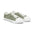 Men's Low Top Sneakers — Olive Green Brushstroke Pattern Casual Canvas Sneakers