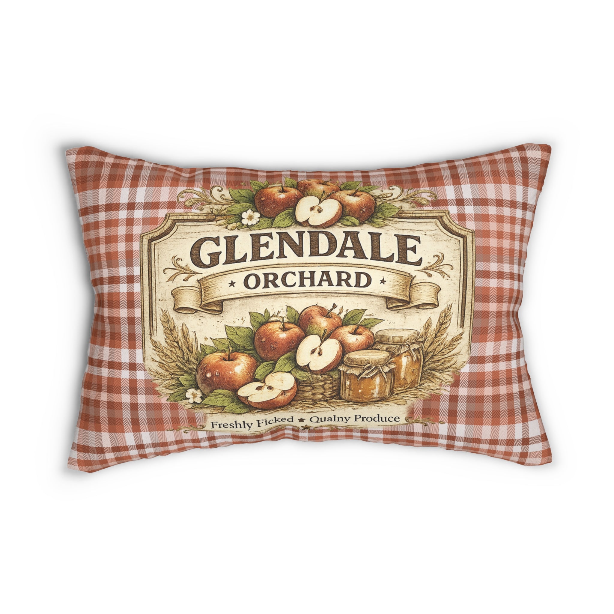 Old Soul Harvest™ Heirloom Plaid Lumbar Pillow - Lumbar Pillow from the Old Soul Harvest Apple Orchard collection