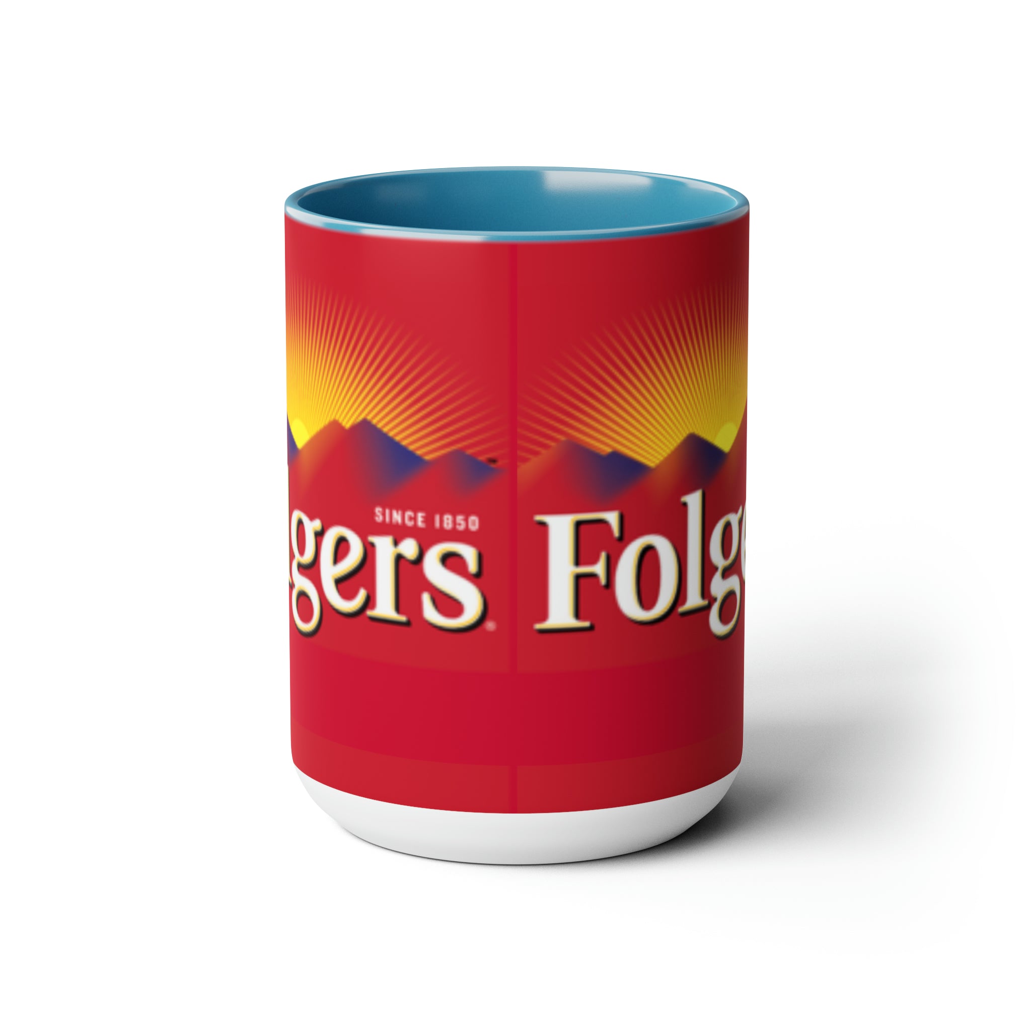 Folgers- White Ceramic Mug - Creations by Chris and Carlos