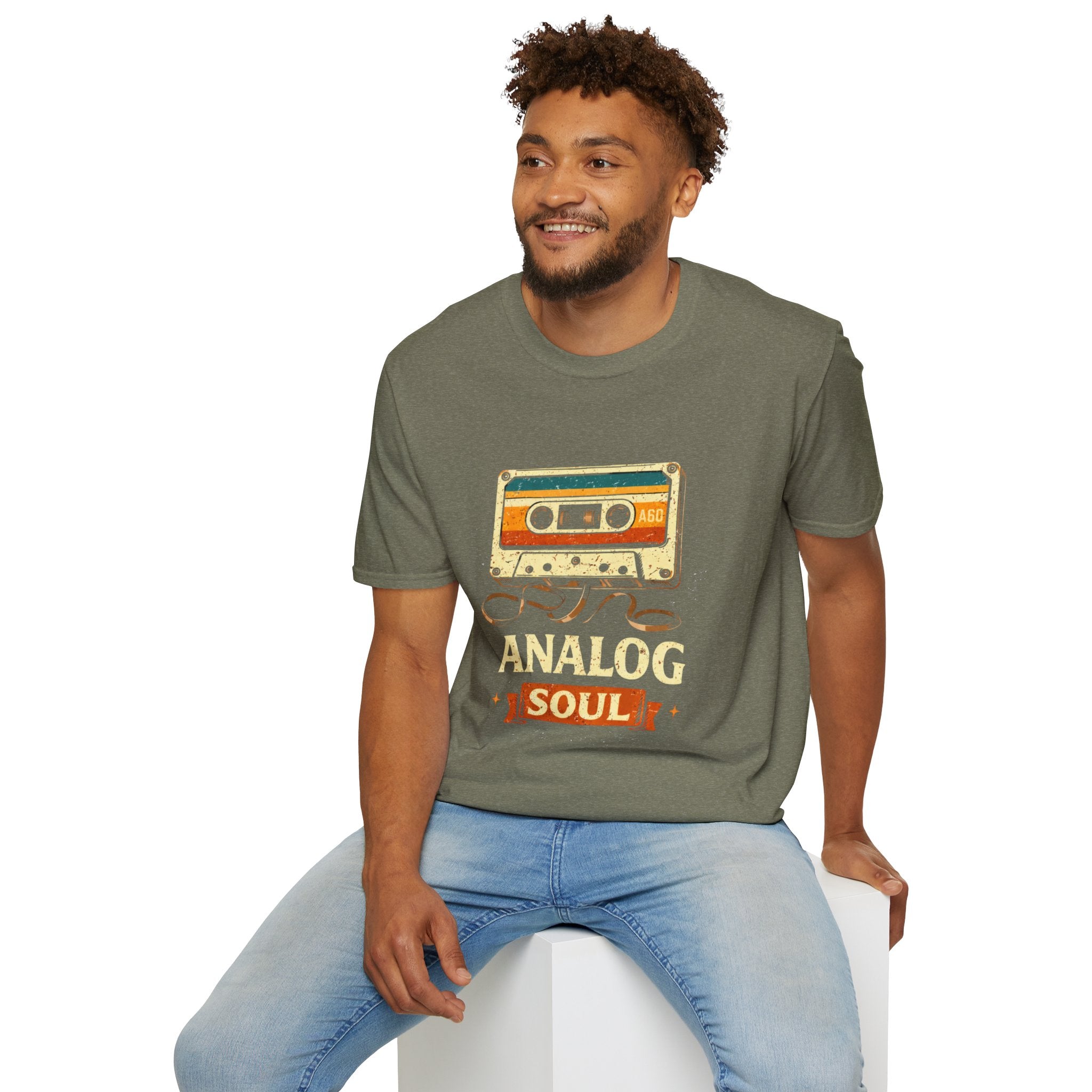 Analog Soul Cassette T-Shirt — Retro Music Vintage Tape Tee - Creations by Chris and Carlos
