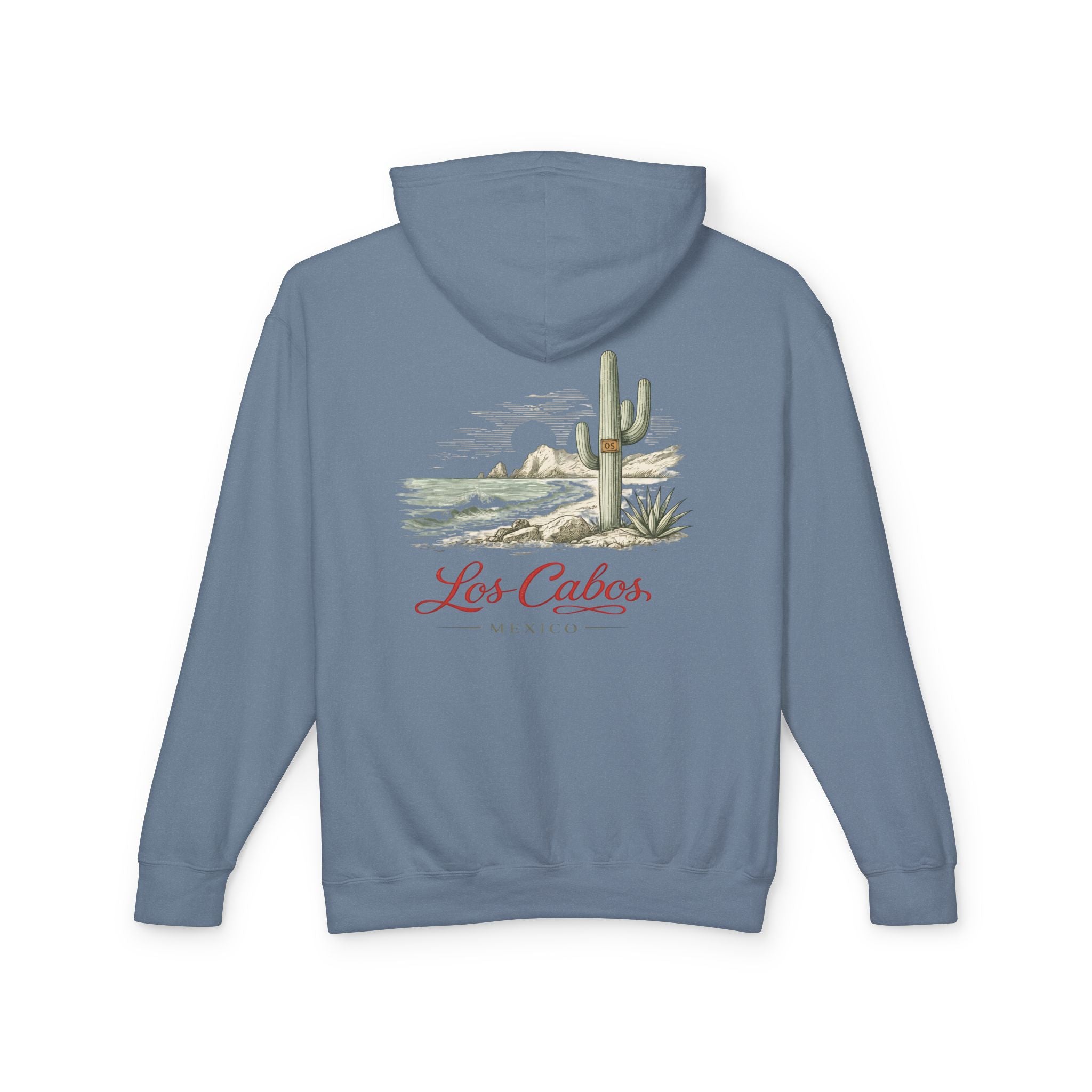 Los Cabos Desert Graphic Hoodie — Lightweight Travel Pullover - Creations by Chris and Carlos