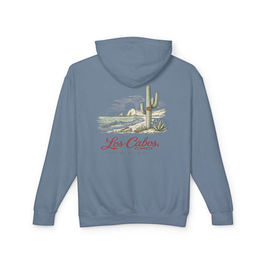 Los Cabos Desert Graphic Hoodie — Lightweight Travel Pullover - Creations by Chris and Carlos