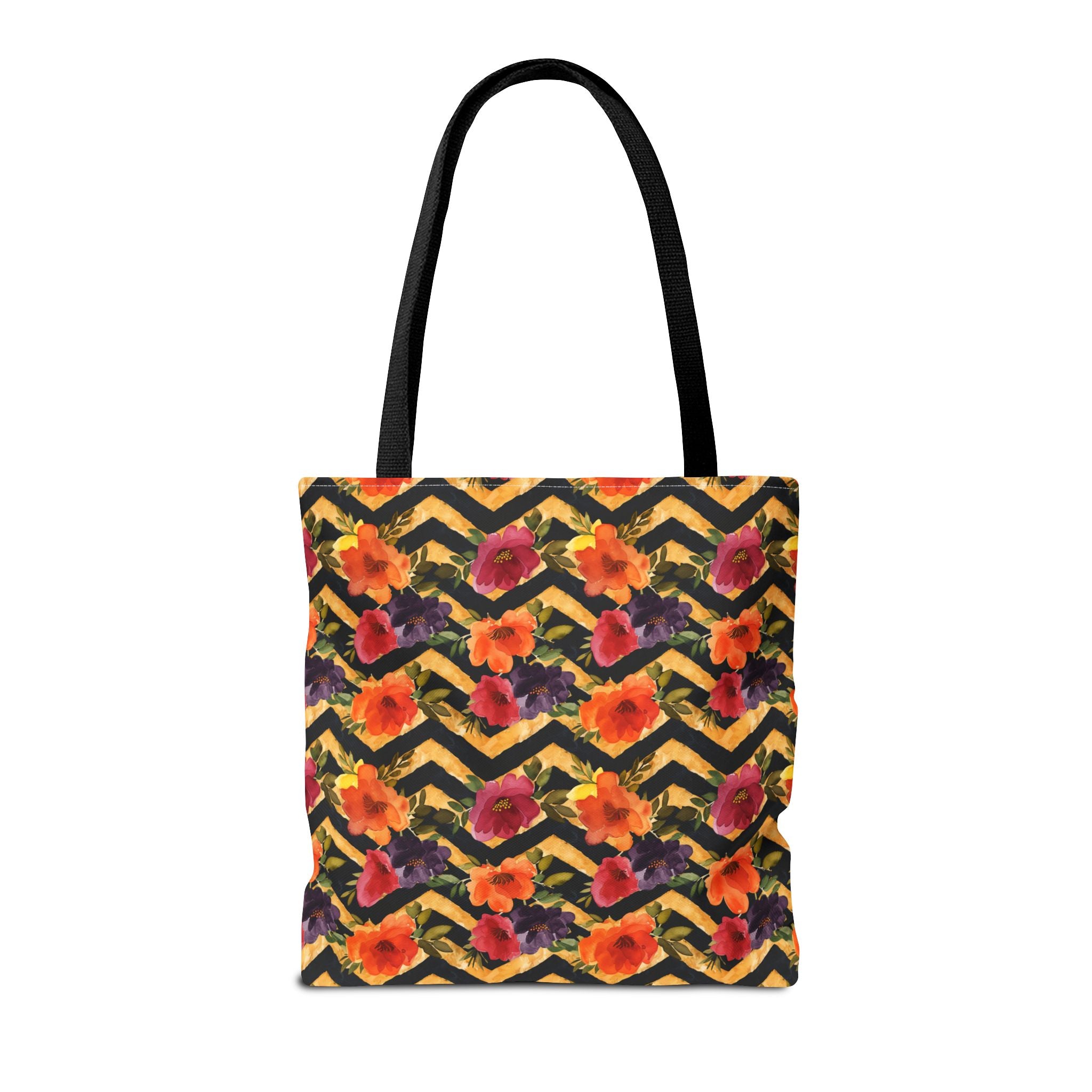 Sol y Alegría (Sun and Joy) Collection- Cactus Succulent Pattern Microfiber Blanket Soft Velveteen Throw for Home & Garden Lovers Floral Chevron Tote Bag — Bright Orange & Pink All-Over-Print Beach Shopper - Creations by Chris and Carlos