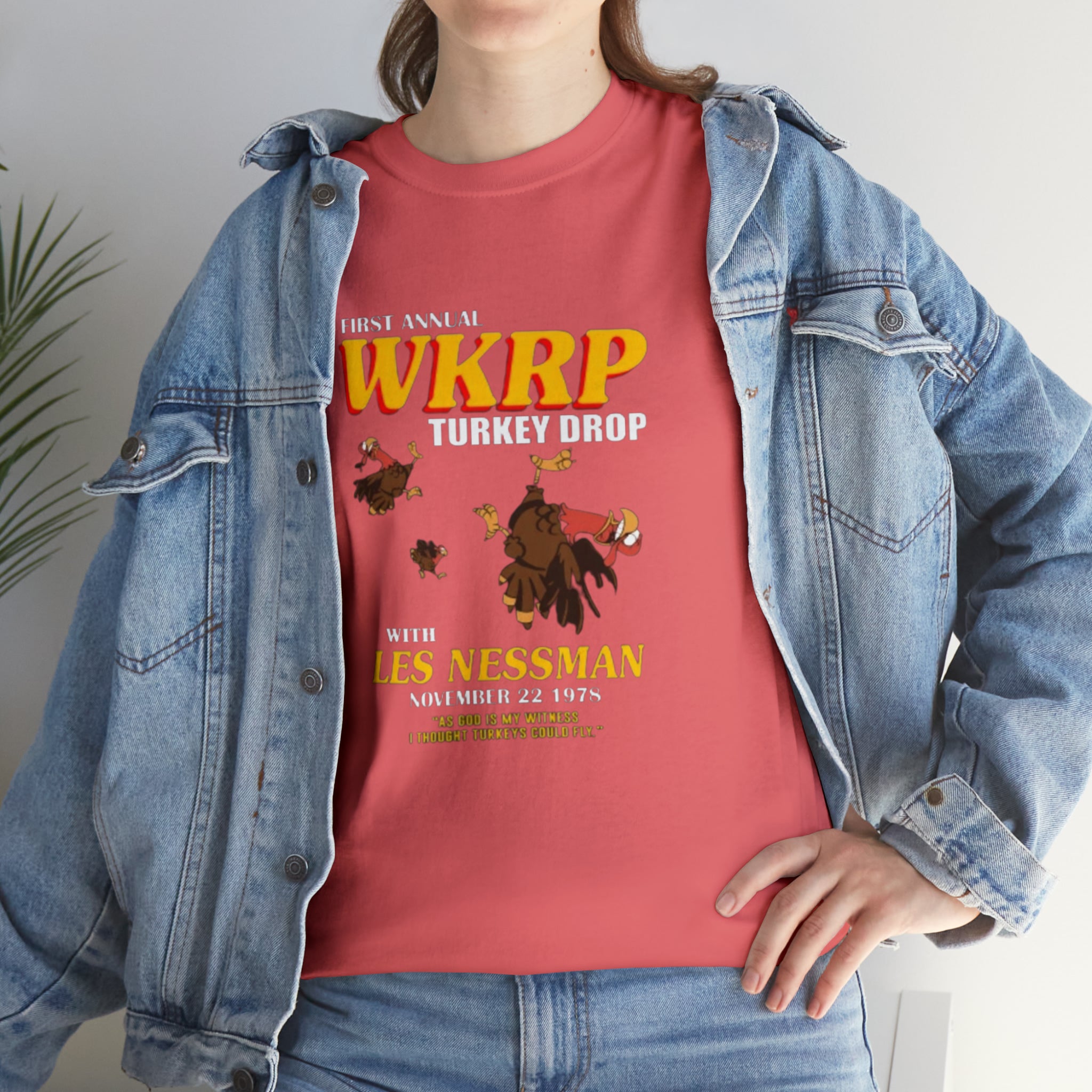 WKRP 70's TV Show- Unisex Heavy Cotton T-Shirt - Creations by Chris and Carlos