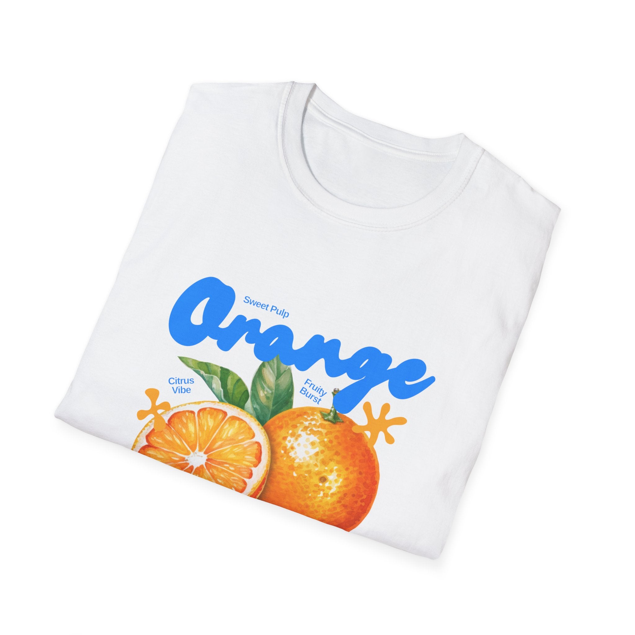 Orange Lunch Graphic T-Shirt — "An Orange A Day Makes My Day" Retro Fruit Tee - Creations by Chris and Carlos