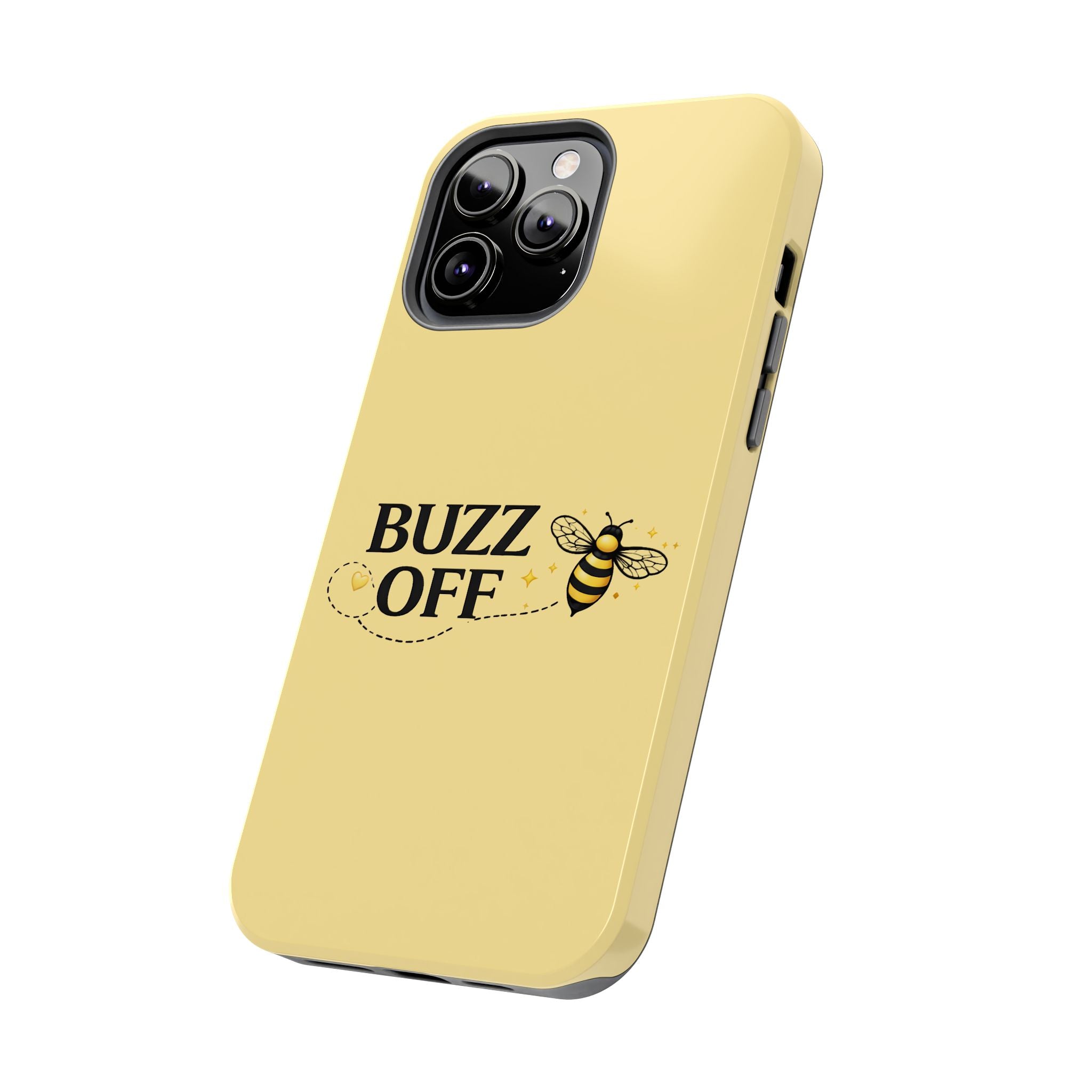 Buzz Off Bee Happy Always Phone Case - Creations by Chris and Carlos