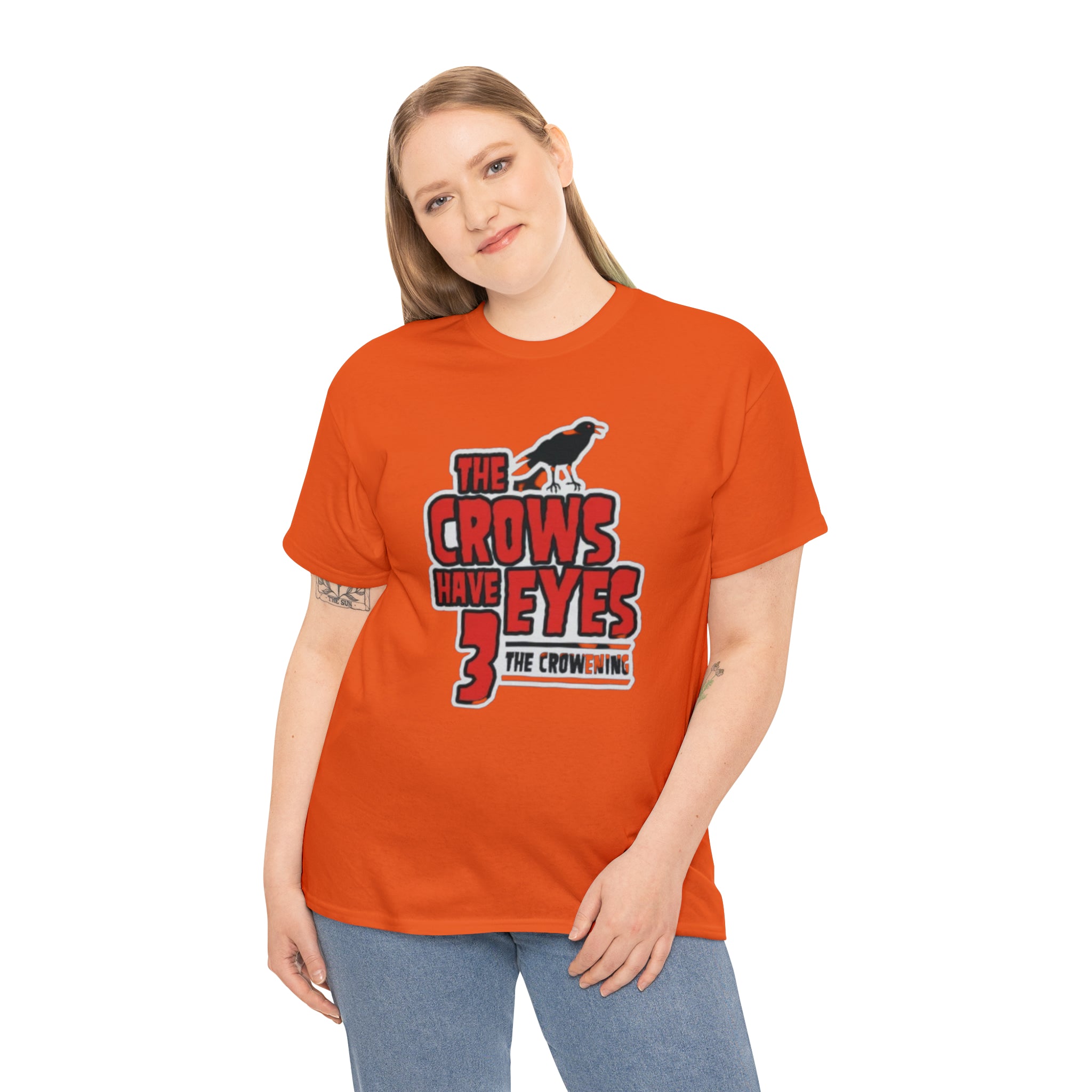 The Crows have eyes 3- Unisex Heavy Cotton T-Shirt - Creations by Chris and Carlos