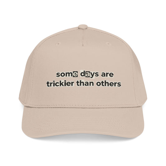 Baseball Cap — "Some Days Are Trickier Than Others" Patch - Creations by Chris and Carlos
