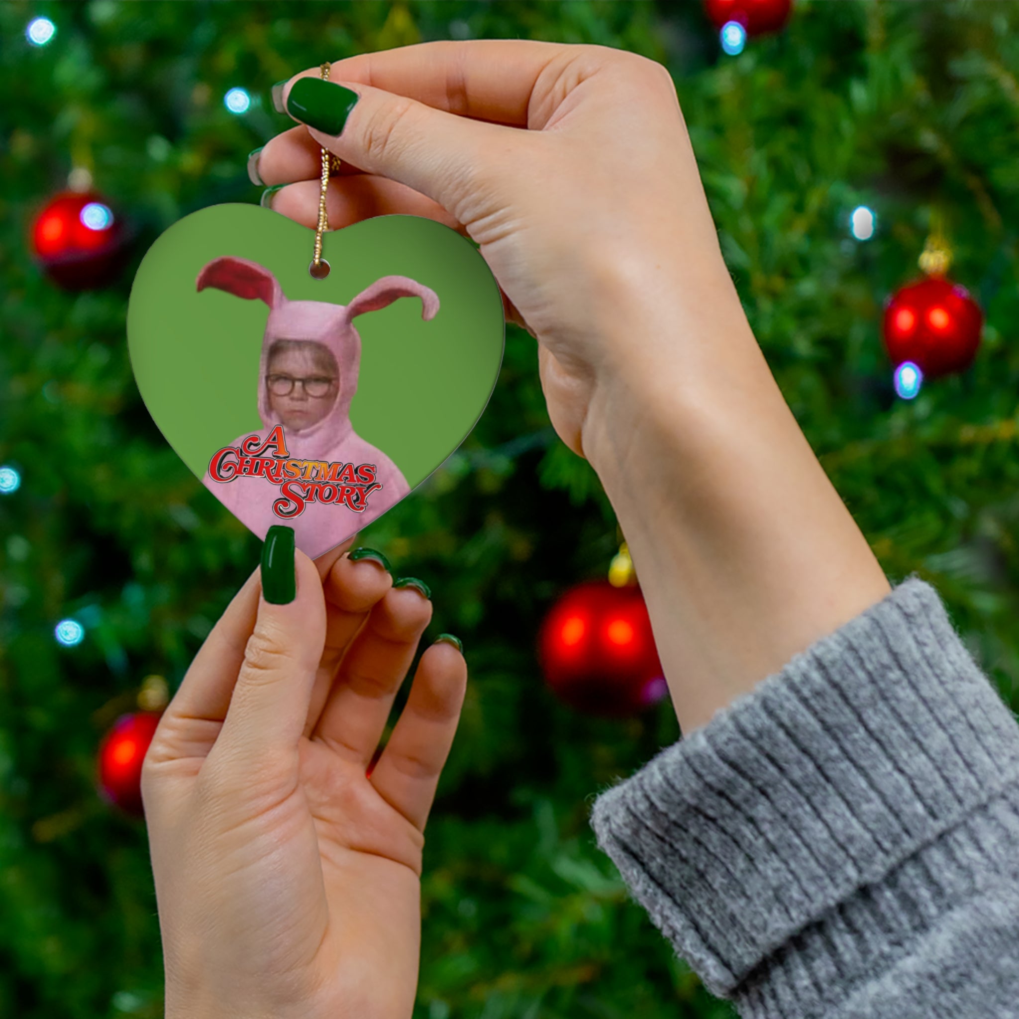 A Christmas Story- Ceramic Ornament - Creations by Chris and Carlos