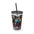 The Jeffersons 70's TV Show- Sunsplash Tumbler with Straw, 16oz