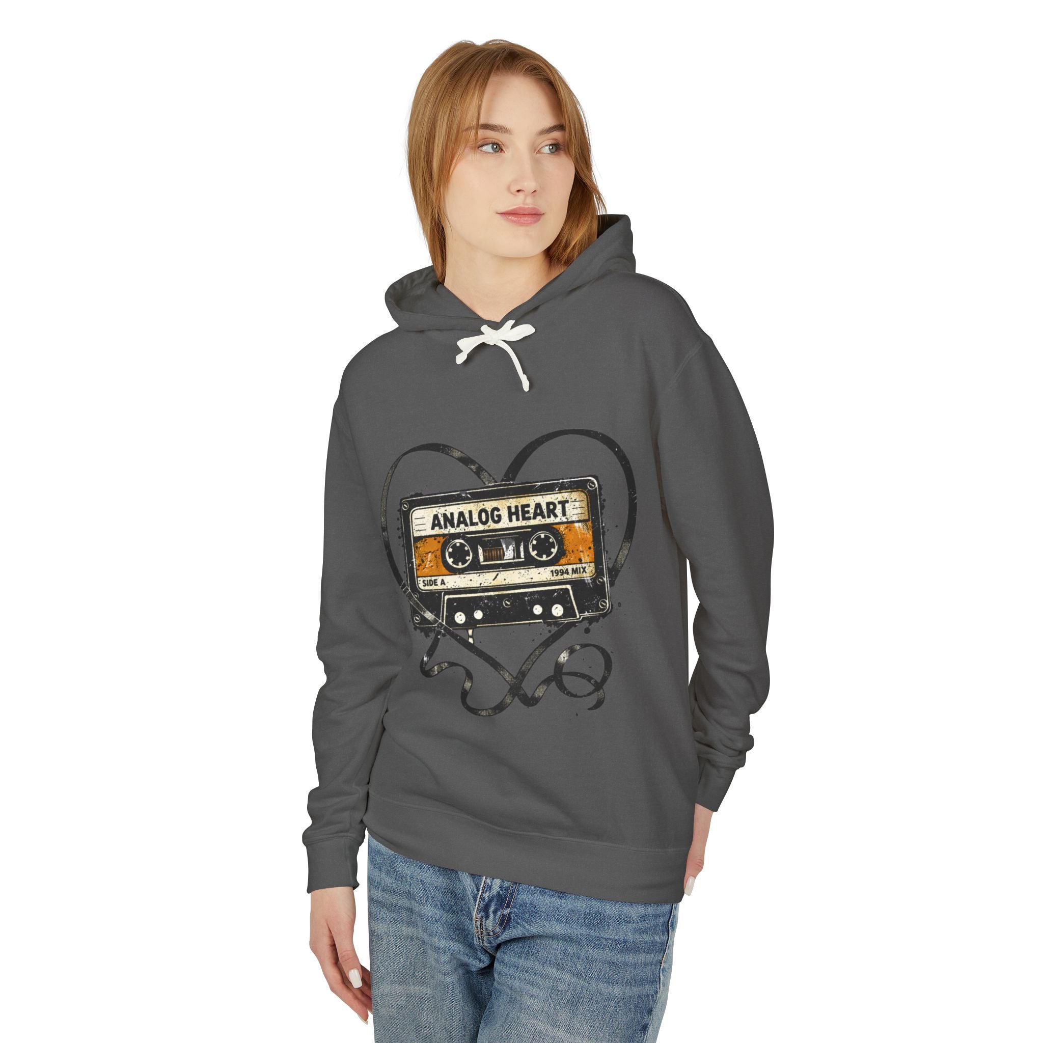 Analog Heart Cassette Hoodie - Creations by Chris and Carlos