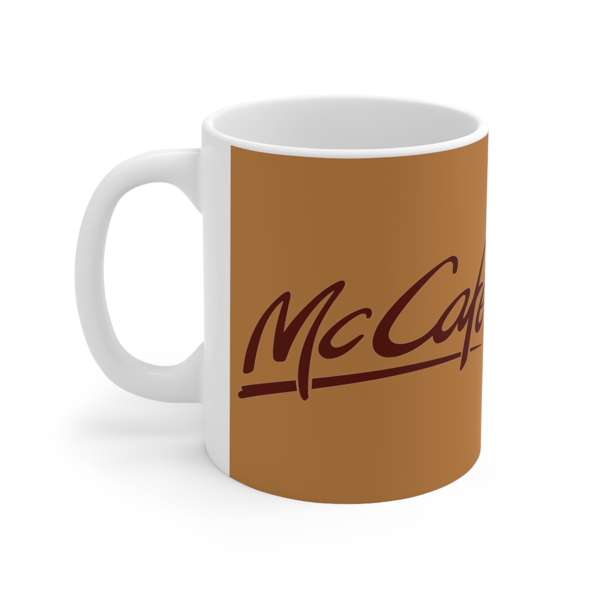 MC Cafe- White Ceramic Mug - Creations by Chris and Carlos
