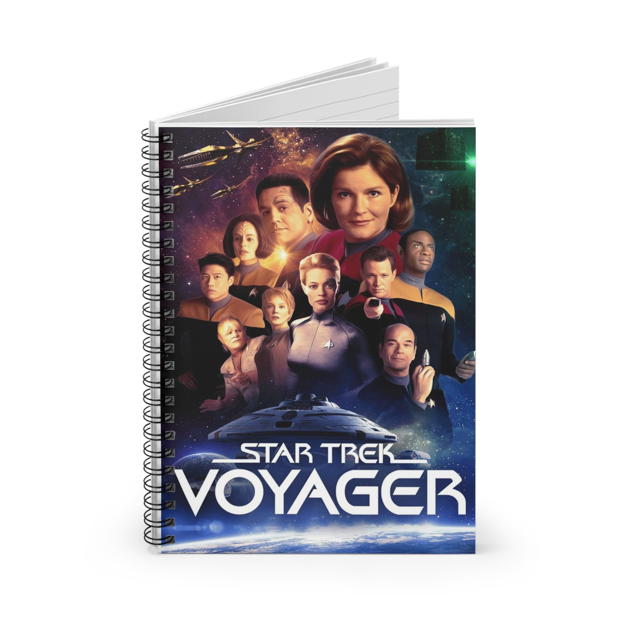 Star Trek Voyager- Spiral Notebook - Ruled Line - Creations by Chris and Carlos
