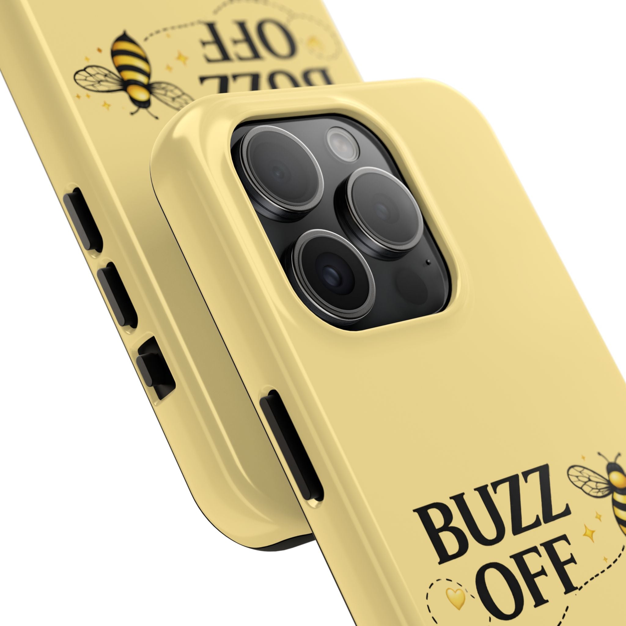 Buzz Off Bee Happy Always Phone Case - Creations by Chris and Carlos