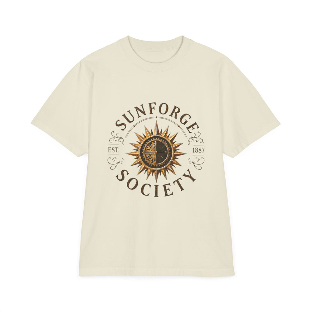 Sunforge Society T-Shirt — Vintage Compass Graphic Tee
