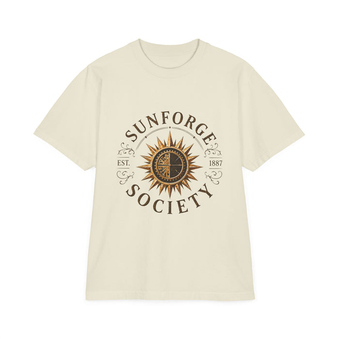 Sunforge Society T-Shirt — Vintage Compass Graphic Tee