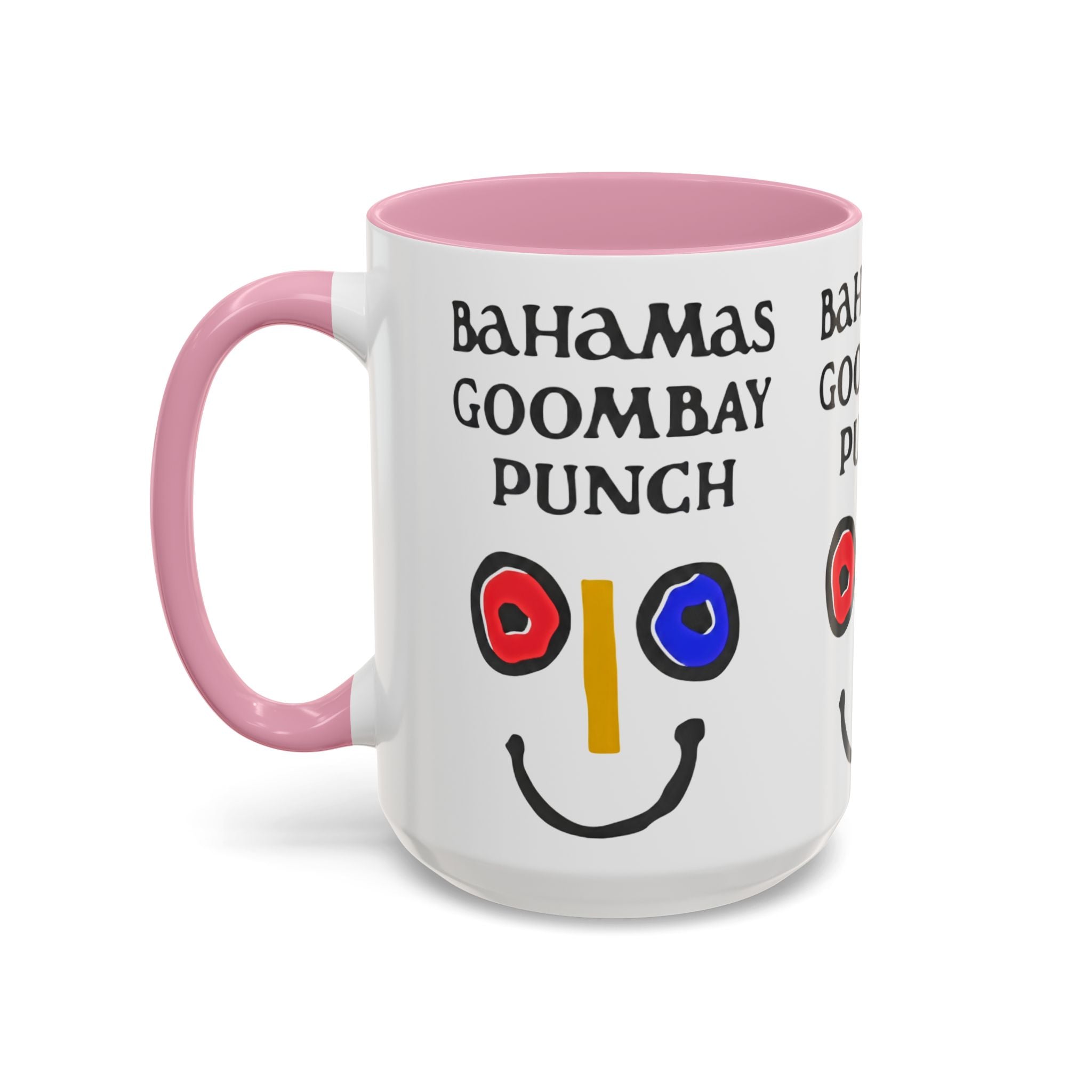Bahamas Goombay Punch Mug — Colorful Caribbean Smile Coffee Cup (11oz, 15oz) - Creations by Chris and Carlos