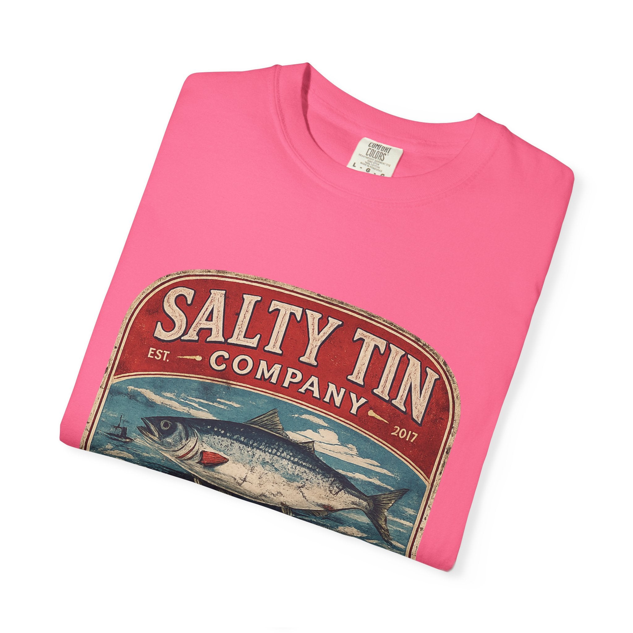 Vintage 'Salty Tin Company' Sardines T-Shirt - Creations by Chris and Carlos