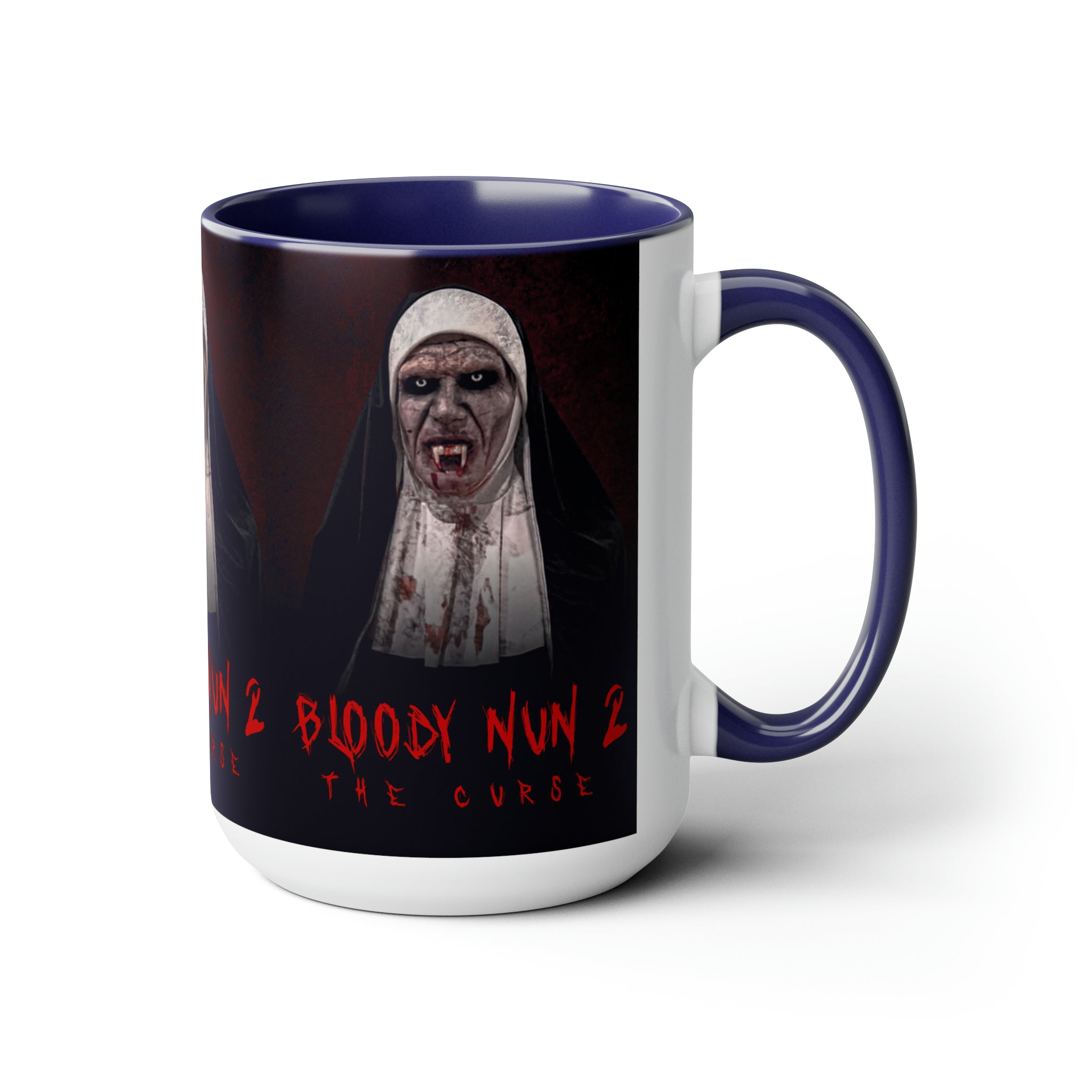 The Nun 2- Two-Tone Coffee Mugs, 15oz - Creations by Chris and Carlos