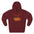 Thanksgiving Fleece Hoodie - Eat, Drink & Be Thunful, Cozy Fall Apparel, Pumpkin Design, Gift for Family, Casual Hoodie