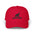 Elephant Logo Dad Cap – Embroidered Classic White Baseball Hat - Creations by Chris and Carlos
