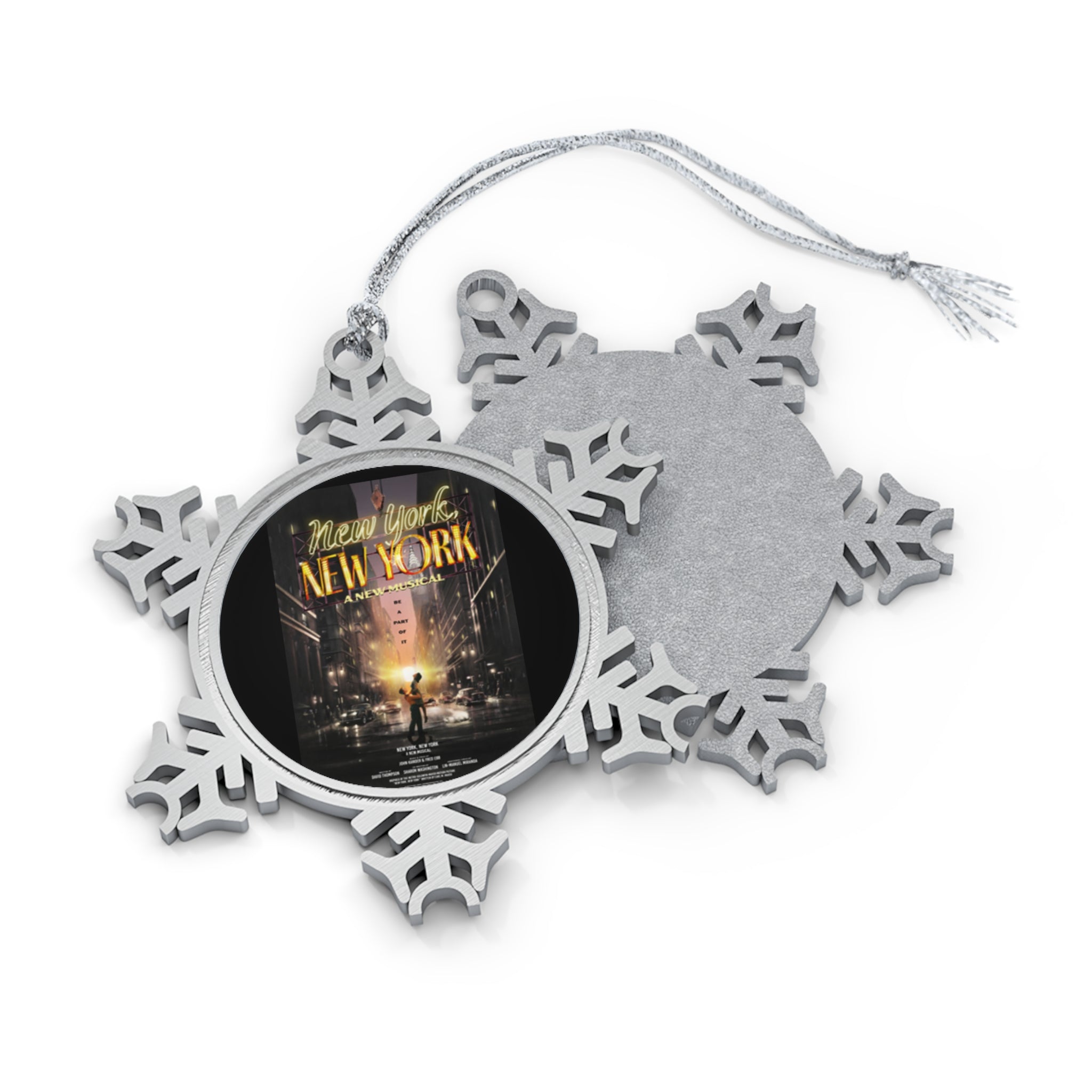 New York, New York- Pewter Snowflake Ornament - Creations by Chris and Carlos