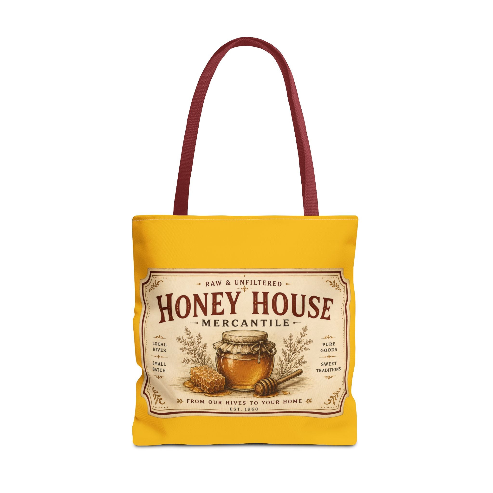 Tote Bag — Honey House Vintage Honey Label Design - Creations by Chris and Carlos